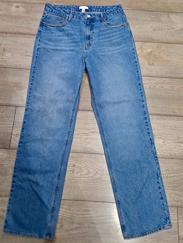 Jeans high waist gerade - h&m,
