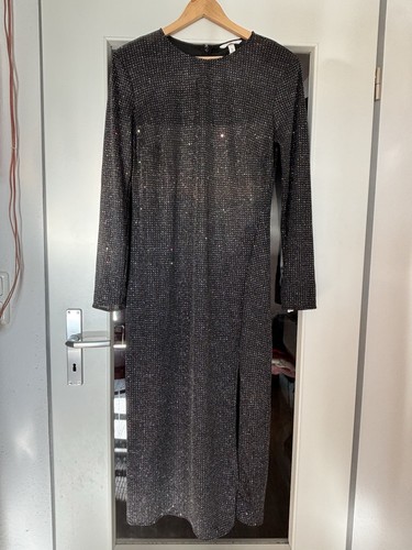Abendkleid glitzer schwarz - abendkleid,