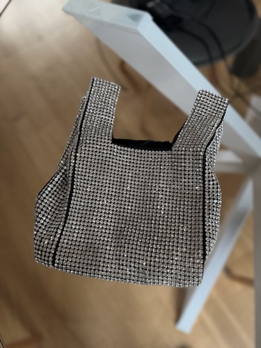 Glitzer handtasche - h&m,