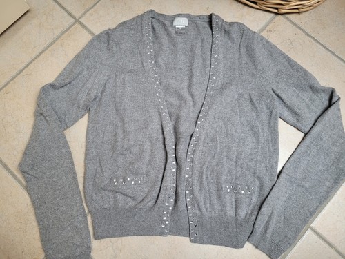 Schöne graue strickjacke - schöne,