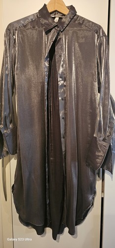 Bluse lang longbluse m - bluse, h&m