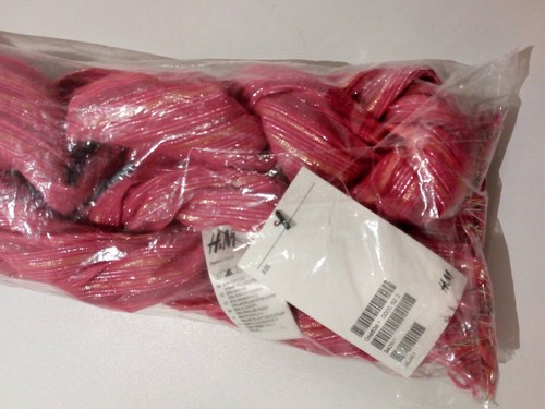 Schal tuch glitzer pink - schal,