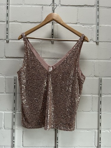 Damen pailletten top - h&m,