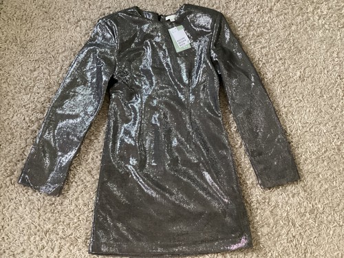 Damen glitzer kleid s - h&m,