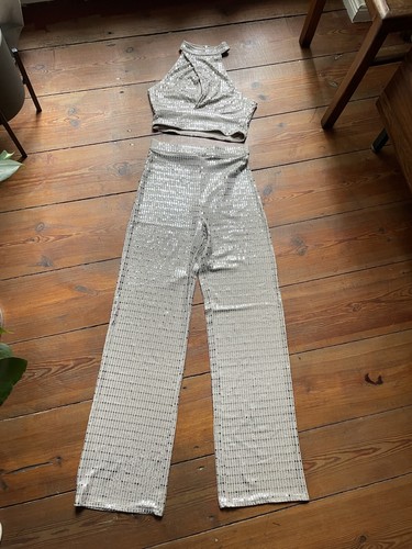 Glitzer hose crop top - hose,