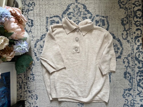 Polopullover kurzarm flauschig - kurzarm,
