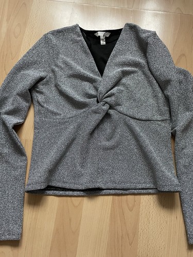 Party shirt silbrig gr m - silbrig,