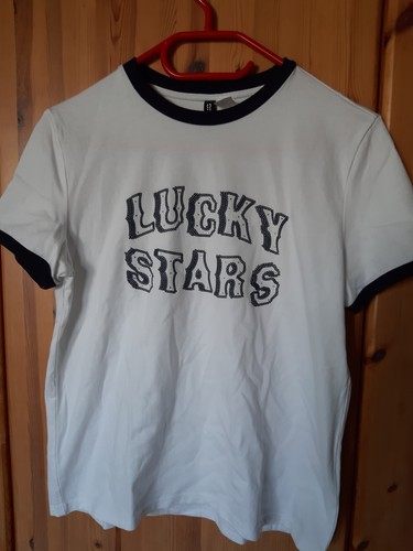 Shirt lucky stars weiß - lucky,