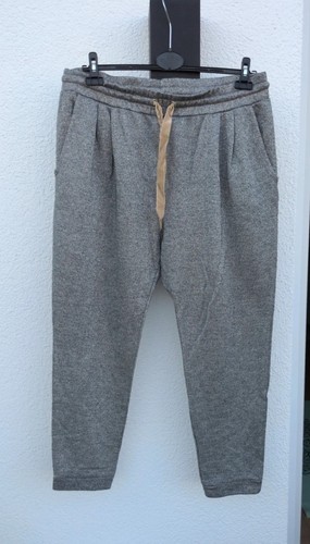 Glitzer graue stoffhose xl - graue, h&m