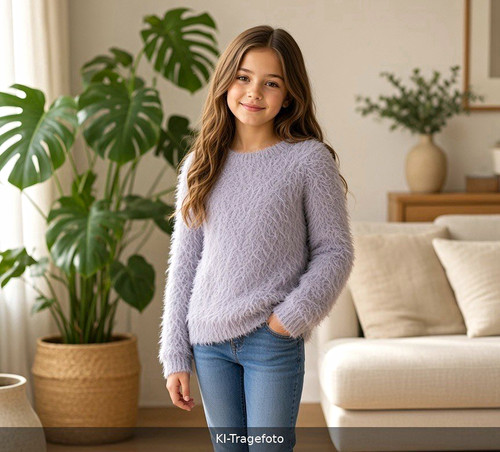 Mädchen strickpullover - h&m,