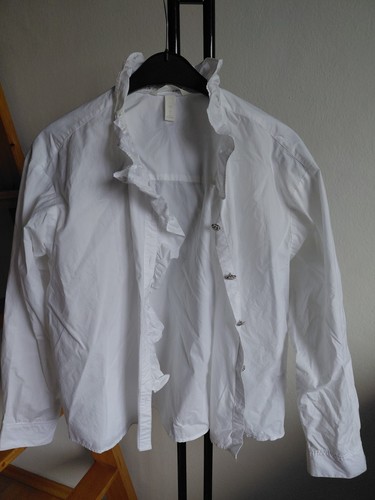 Weiß bluse s baumwolle - h&m,