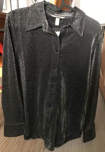 Bluse glitzer lurex s - bluse,