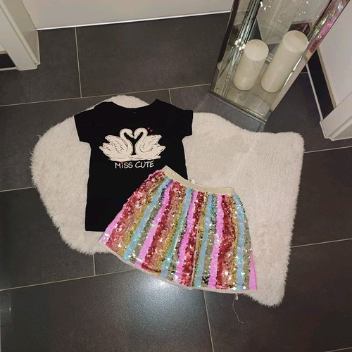 Neu set pailettenrock - pailettenrock, shirt