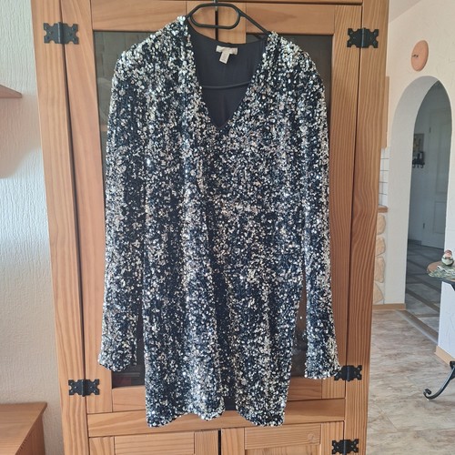Glitzer party kleid damen m - damen, h&m