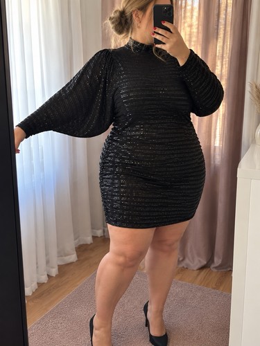 Damen paillettenkleid xxl - damen,