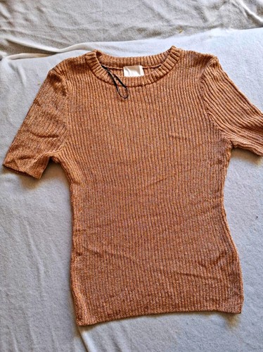 Shirt shimmer glitzer bronze - glitzer,