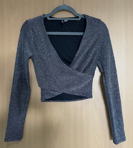 Glitzer oberteil damen - h&m,